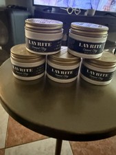 X5 LAYRITE DELUXE Hair Cement Clay 1.5 oz Extreme High Hold Water Based