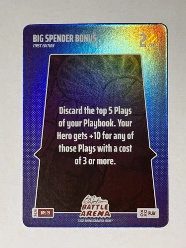 Bo Jackson Battle Arena Bonus Play ‘Big Spender Bonus’ #BPL-19