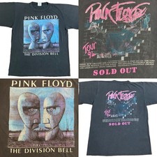 Vintage 1994 Pink Floyd T-Shirt XL Division Bell Tour Sold Out Single Stitch