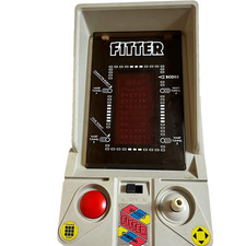 Gakken Fitter LSI gioco portatile anni 80 testato funzionante manca copri batteria Giappone