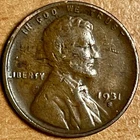 1931-S Lincoln Cent VF Details FULL Wheat Lines Set Collection Lot 🔑 KEY DATE