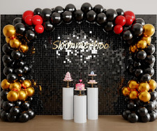 Shimmer Wall Backdrop - 48Pcs Decorations Panel  Wedding, Birthday, Anniversary