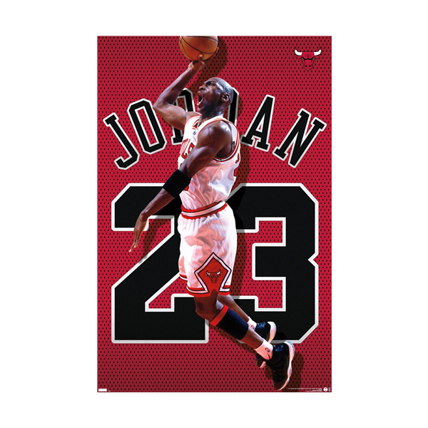 MICHAEL JORDAN - JERSEY POSTER - 22x34 - 21928 | eBay