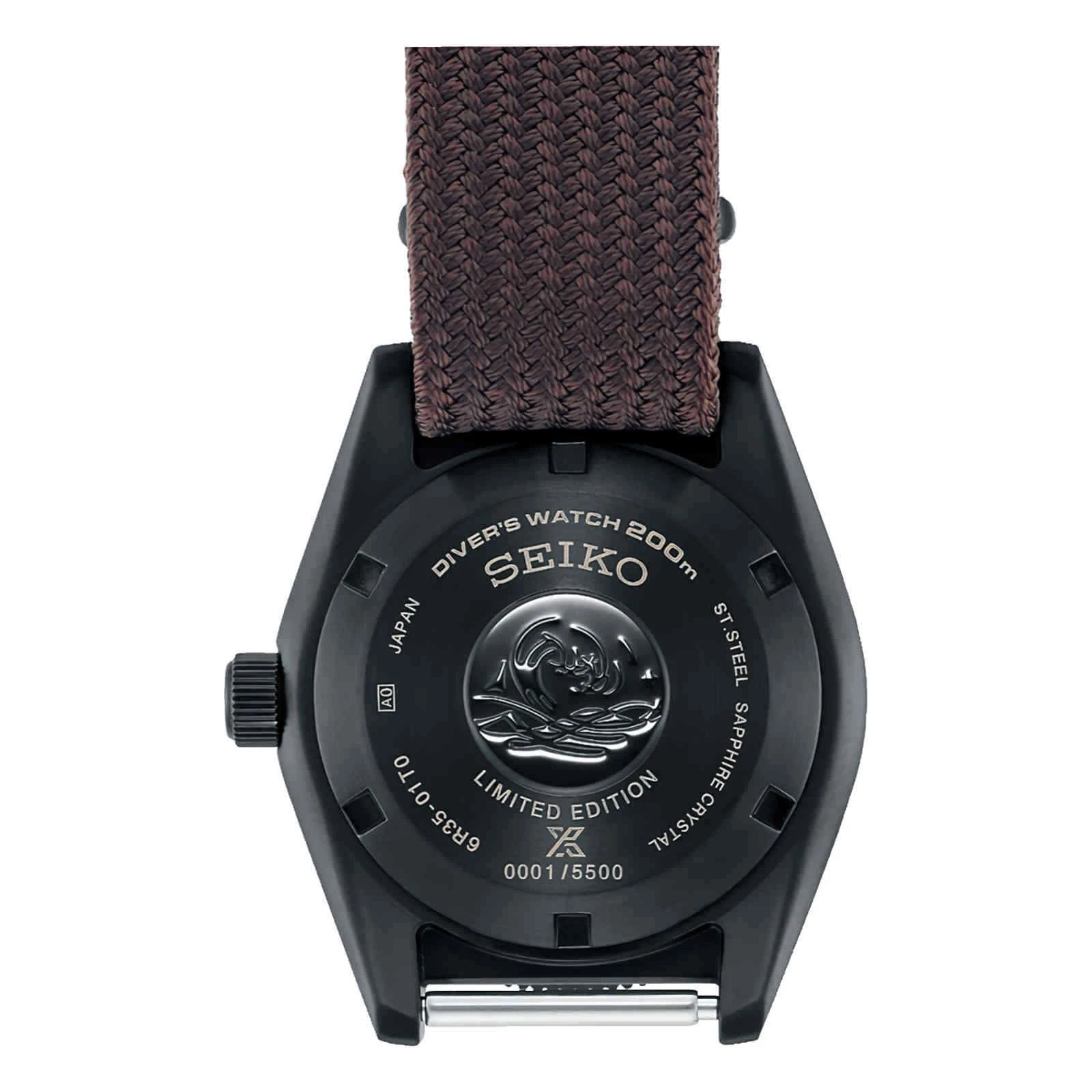 Pre-owned Seiko Prospex Spb253j1 Black Series Limited Edition 1965 Reissue Automatic Watch