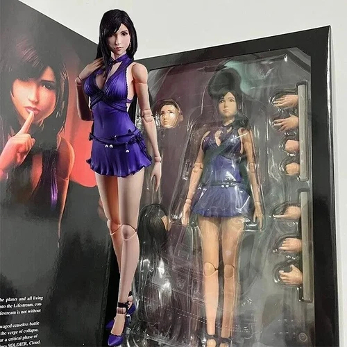 25cm PLAY ARTS Kai Final Fantasy VII Remake Tifa Lockhar Action Figure Game Toy - Bild 1 von 17