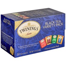 Twinings Black Tea Variety Tea Bags -1 20/Box