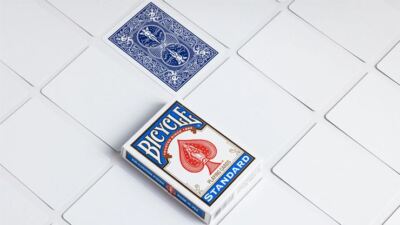 Magnetkarte - Fahrradkarten (2 pro Paket) leeres Gesicht blau von Chazpro - Trick