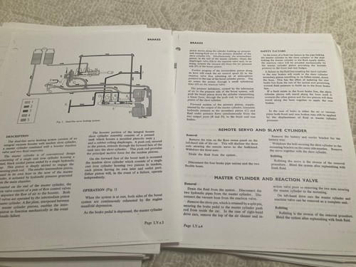 Series 2 Jaguar XKE Etype Facsimile of 2 Rare Factory Shop Manuals - Picture 18 of 24