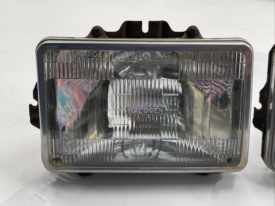 1977-1978 GM CADILLAC ELDORADO OLDSMOBILE TORONADO LH & RH HEADLIGHT SET OEM - Image 2 of 4
