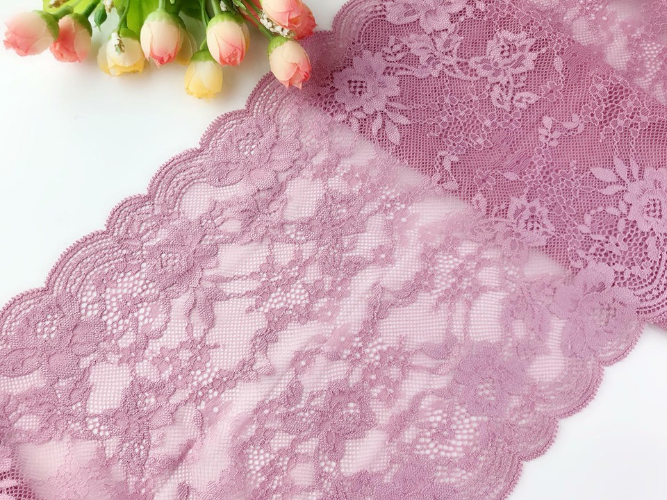 18.7cm Nylon Spandex Lace Trim | E&amp;M Greenfield