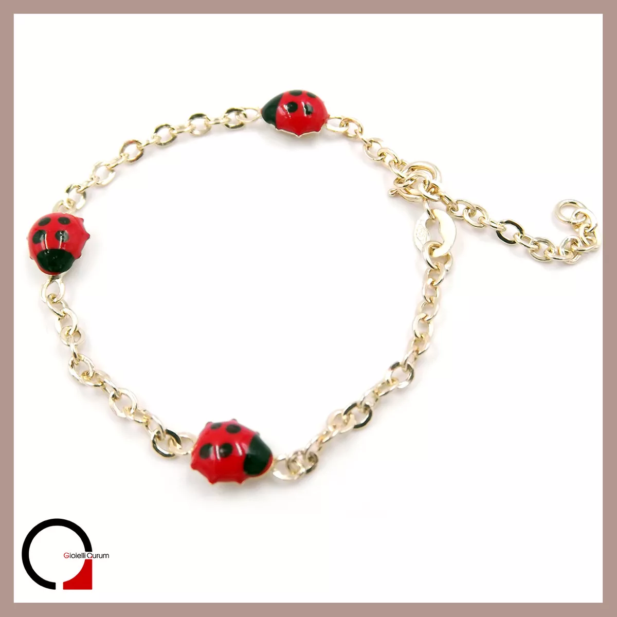 Bracelet ladybug hotsell