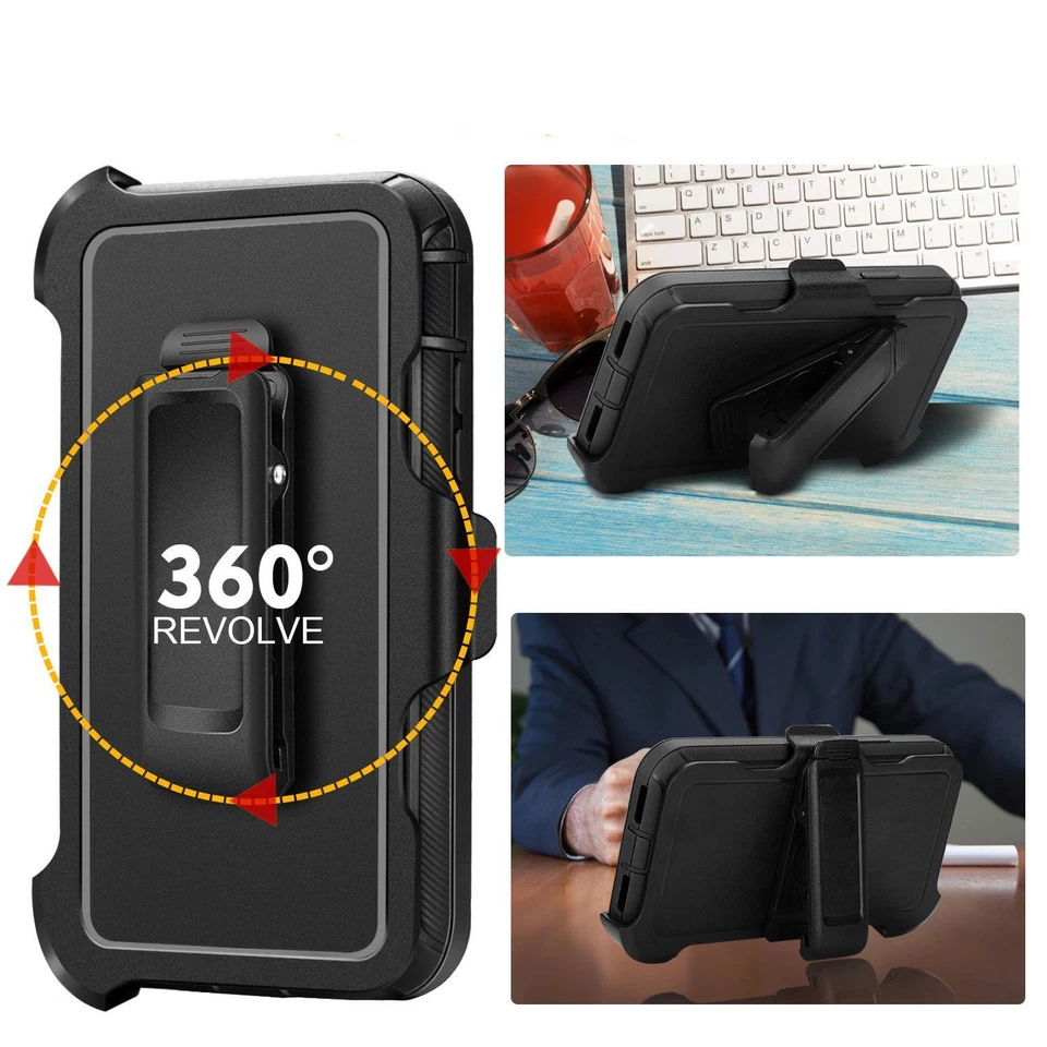 Funda protectora a prueba de golpes para Samsung Galaxy S9 + Plus serie se adapta a clip de cinturón defensor Foto 4 de 4