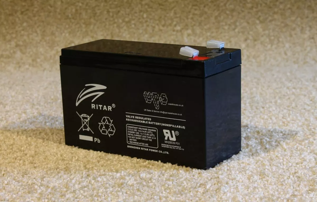Ritar RT1270 12V 7AH F2 Battery Brand new Sealed and VRLA 12M RTB wty