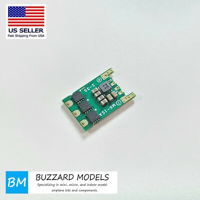 Buzzard Models MX-12A Micro Brushless ESC 2-3S 2.8A/5V Switching BEC