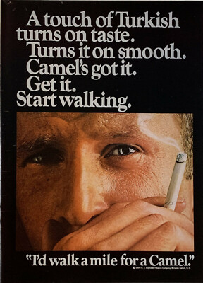 Vintage 1970 Camel Cigarette I D Walk A Mile For A Camel Print Ad Advertisement Ebay