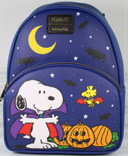 LOUNGEFLY PEANUTS SNOOPY AND WOODSTOCK VAMPIR...