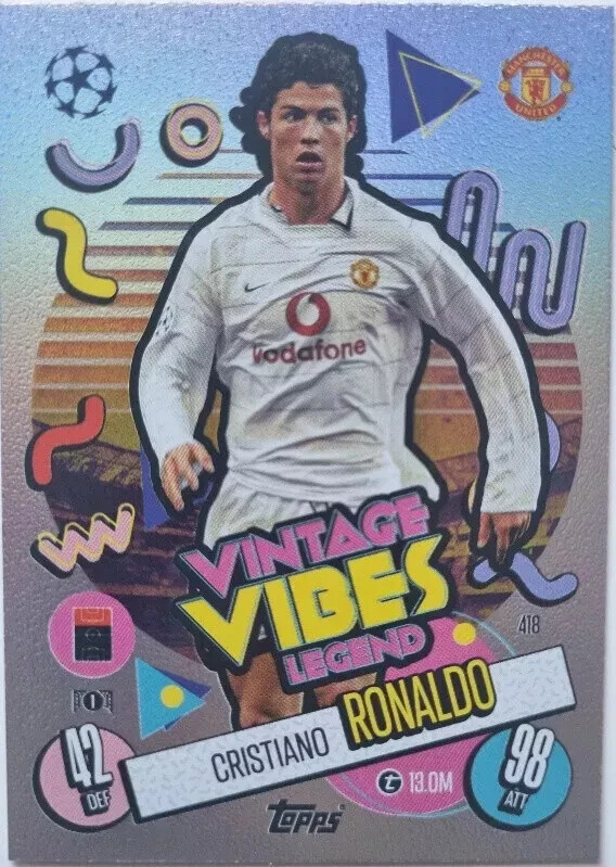Topps Match Attax 2024/2025 24/25 Cristiano Ronaldo Vintage