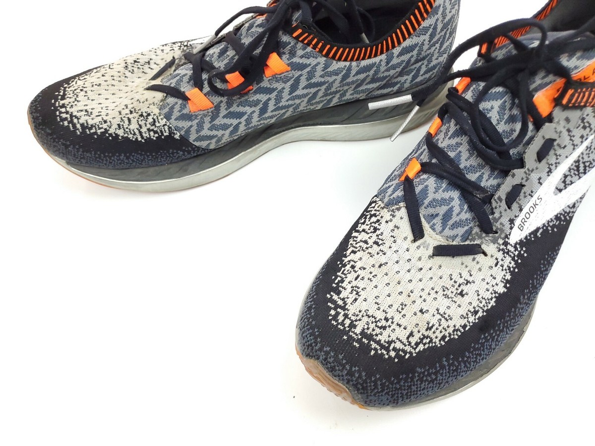 Brooks Bedlam Black Gray Orange Running Shoe Size 11.5 D Brooks Bedlam Grey Black for sale | eBay main image 4