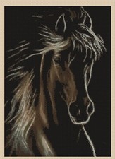 Fractal Horse Counted Cross Stitch CHART No. 2-539/1