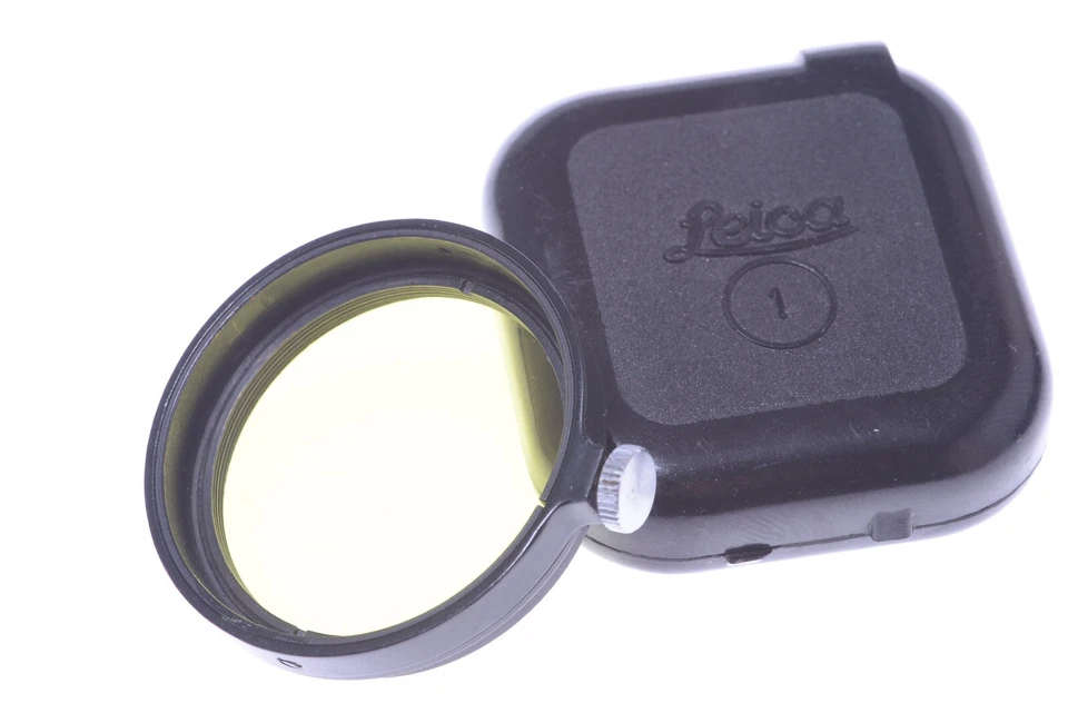 ✅ LEICA YELLOW 1 FILTER 'FIGRO’ 36MM A36 DIAMETER FOR ELMAR 35MM 50MM 3.5 LENS - Image 2 of 2