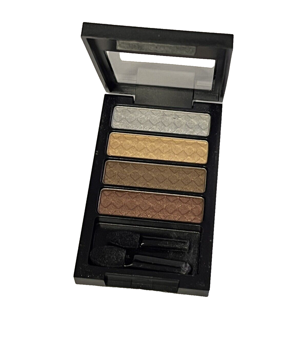 Revlon Colorstay 12h Eyeshadow Quad - 21 Silver Fox, Lidschatten Palette Mit 4 Farben, Lange Haltbarkeit