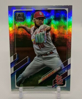 2021 Topps Series 2 #496 Carlos Martinez Rainbow Foil St Louis Cardinals