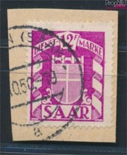 Briefmarken Saarland 1949 Mi D39 gestempelt Flaggen und Wappen (10377611