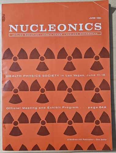 Nucleonics Magazine June 1961 | eBay
