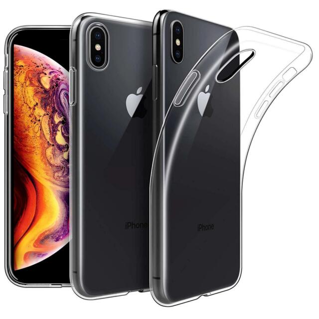 For Apple iPhone X New Genuine New Clear Gel Silicone Rubber Phone Case Cover