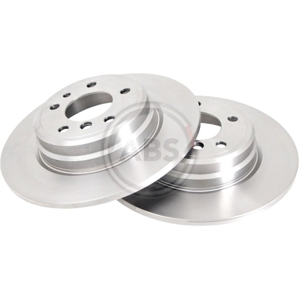 A.B.S. 2X Bremsscheibe Hinten 324 Voll FüR BMW 7Er E38 8Er E31 16103-image