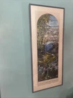 Rare Vintage Masterworks Louis Comfort Tiffany Museum Art Framed Crack In Glass