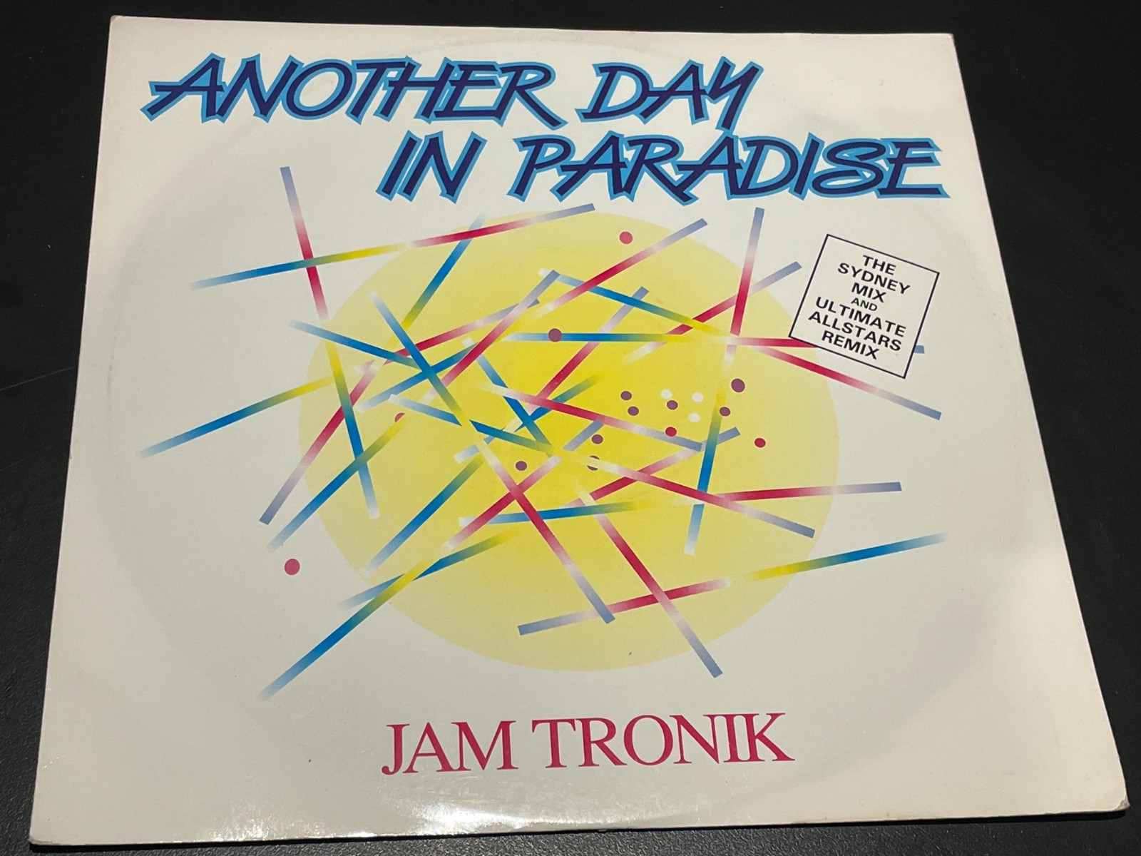 Jam Tronik - Another Day in Paradise - Vinyl Record 12"" Single - 1990 Debut
