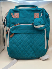 Multi Function Baby Diaper Changing Bag Backpack - Green - Brand New