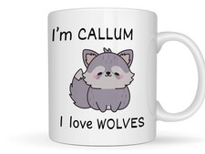Wolf Gift Personalised Coffee Mug Gift For Wolf Lover