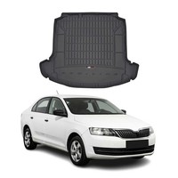 Omac Gummi Kofferraumwanne FüR Skoda Rapid Limo 2012-2019 Mit Seitlicher Ablage