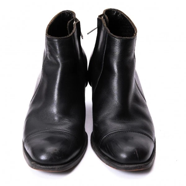 Botas tricot COMME des GARCONS Cremallera Lateral Cuero Tacón Talla EE. UU. Aproximadamente 6 (K-134... Foto 2 de 4