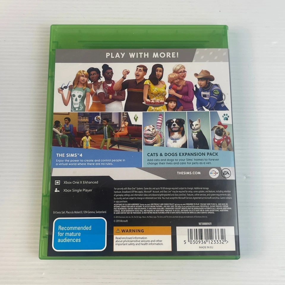 The Sims 4 + Cats & Dogs Expansion Pack Bundle - Microsoft Xbox One - Image 4 of 4