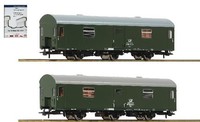 Roco 74111 | Rekowagen Postwagen Dr | Set 2-Tlg | Spur H0