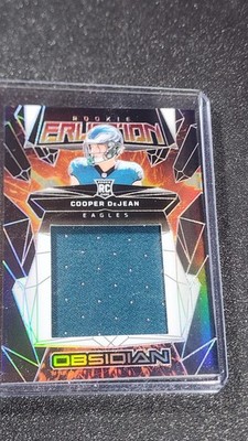 2024 Panini Obsidian - Rookie Eruption Materials Cooper DeJean #ERM-CJN (MEM,...