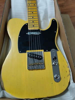 #ad #ad Fast shipping TL Butterscotch Blonde Make Old Electric Guitar Chorm Hardware $279.00