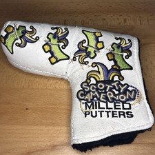 Scotty Cameron 2013 Mardi Gras Jester Dogs Putter Headcover Worn Terrible LOOK