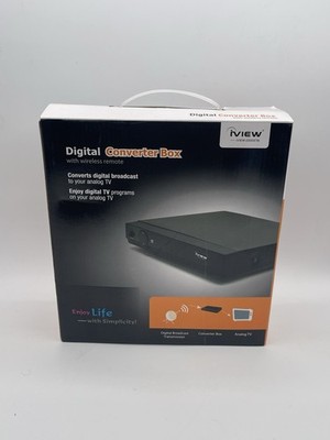 New - iView 2000STB Digital Converter Box With Remote TV broadcasts Converting