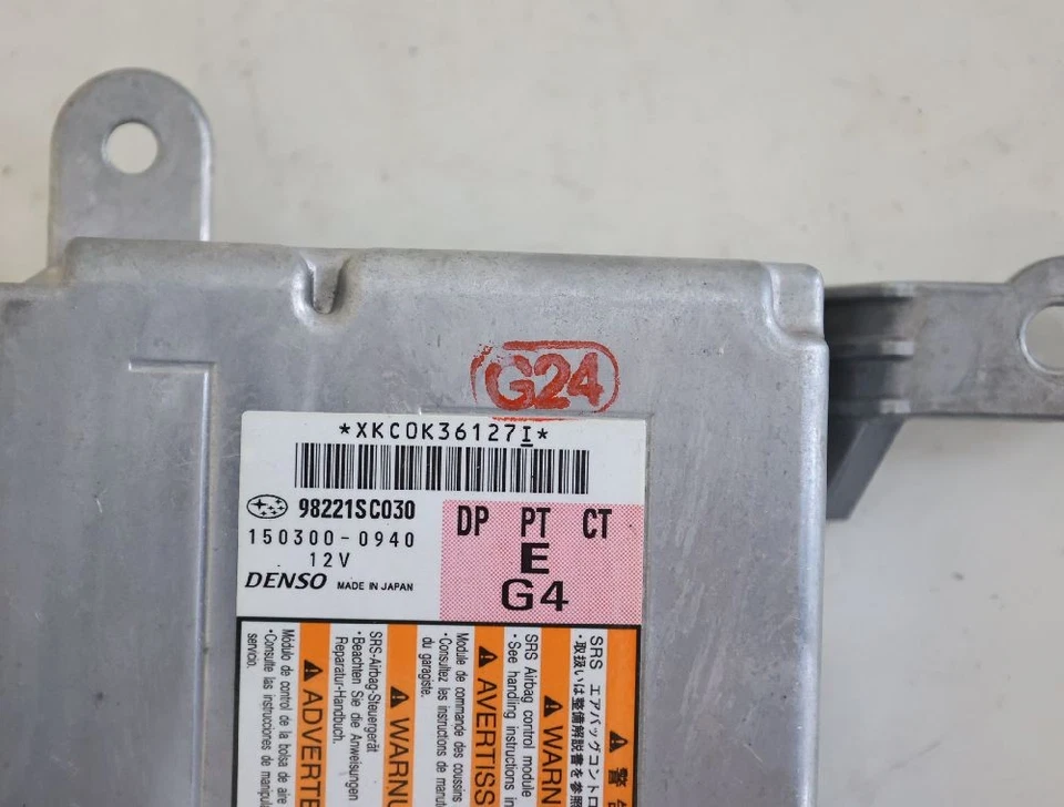 Unidad de control sensor de impacto para Subaru FORESTER 3 SH 98221SC030 DENSO 2.0 03-2009 Foto 3 de 3