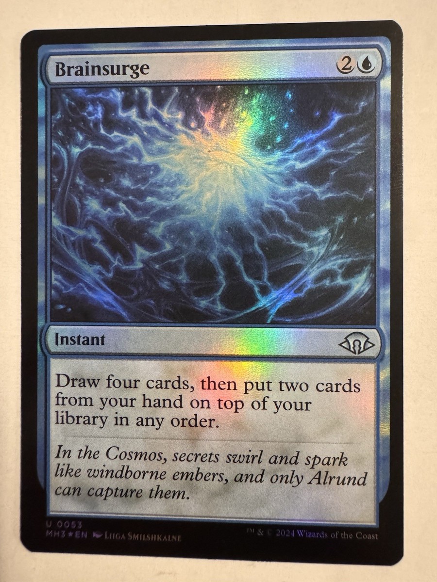 Brainsurge 0053 Foil Modern Horizons 3 MH3 MTG Magic The Gathering