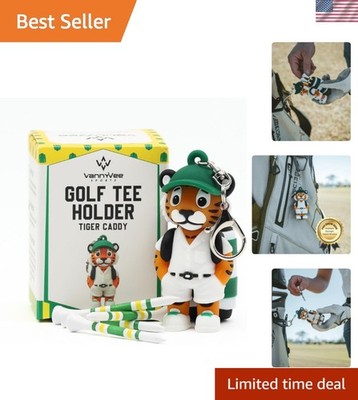 Includes 8 Golf Tees, Fun Golf Accessory for Men & Women, Golf Gift