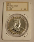 1961 Proof Franklin Half Dollar, Vintage Hannes Tulving Old Holder,Hard to Find!