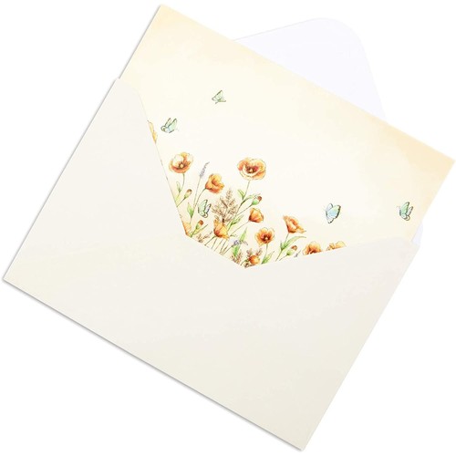 Biglietti per appunti vuoti con buste, biglietti per appunti a farfalla (4 x 6 pollici, confezione da 36) - Foto 7 di 9