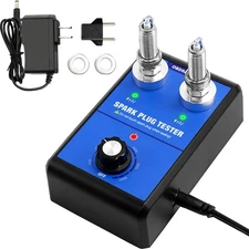 Dual Hole Spark Plug Tester for 12V Gasoline Cars Ignition Diagnostic Tool