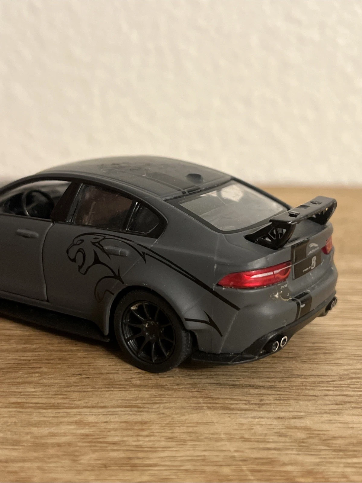 kinsmart 1/38 project 8 carro de brinquedo rodas de corda de metal 