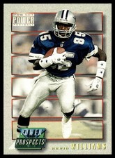 1993 POWER UPDATE PROSPECTS FOOTBALL CARD KEVIN WILLIAMS #PP24 RC DALLAS COWBOYS